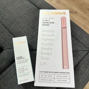 Brand new and serum Solawave wand.